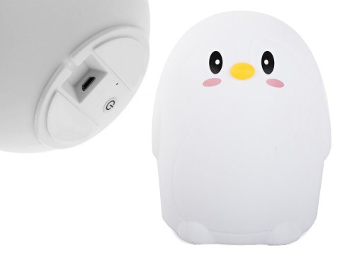 Lampka nocna dla dzieci led pingwin rgb dotyk usb Lampka nocna dla dzieci led pingwin rgb dotyk usb