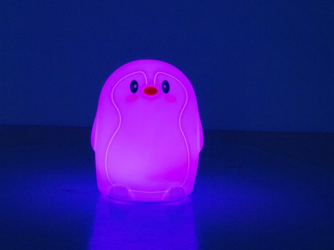 Lampka nocna dla dzieci led pingwin rgb pilot usb Lampka nocna dla dzieci led pingwin rgb pilot usb