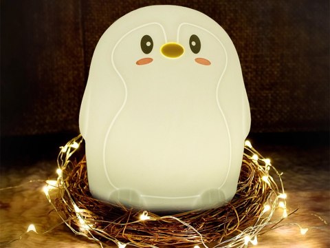 Lampka nocna dla dzieci led pingwin rgb pilot usb Lampka nocna dla dzieci led pingwin rgb pilot usb