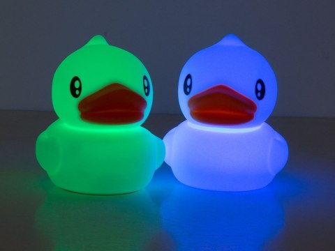 Lampka nocna dla dzieci led rgb kaczka dotyk Lampka nocna dla dzieci led rgb kaczka dotyk