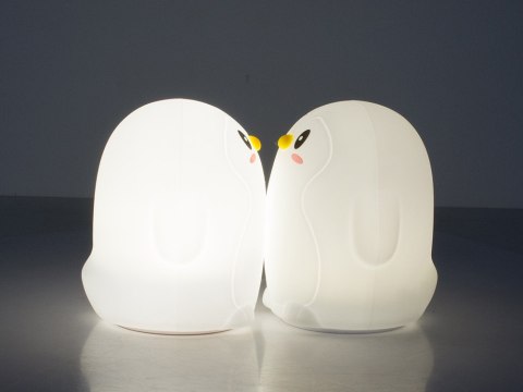 Lampka nocna dla dzieci led rgb pingwin dotyk Lampka nocna dla dzieci led rgb pingwin dotyk
