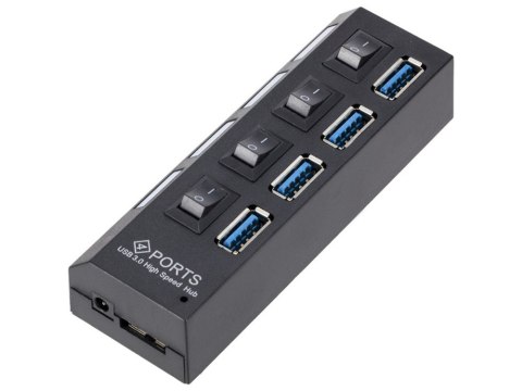 Rozgałęźnik rozdzielacz portów hub usb 4x usb 3.0 Rozgałęźnik rozdzielacz portów hub usb 4x usb 3.0