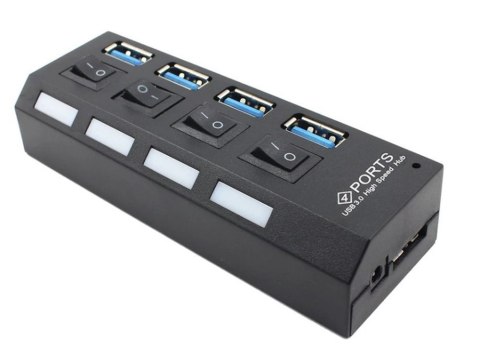 Rozgałęźnik rozdzielacz portów hub usb 4x usb 3.0 Rozgałęźnik rozdzielacz portów hub usb 4x usb 3.0