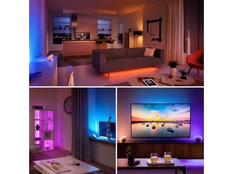 Taśma led 3528 rgb 4,5m wodoodporna pilot zestaw Taśma led 3528 rgb 4,5m wodoodporna pilot zestaw