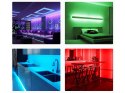 Taśma led 3528 rgb 4,5m wodoodporna pilot zestaw