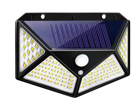 Lampa solarna 100 led z czujnikiem zmierzchu ruchu Lampa solarna 100 led z czujnikiem zmierzchu ruchu
