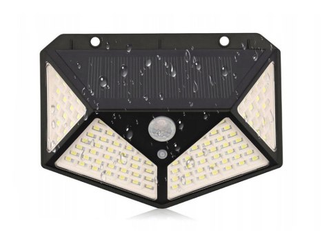 Lampa solarna 100 led z czujnikiem zmierzchu ruchu Lampa solarna 100 led z czujnikiem zmierzchu ruchu