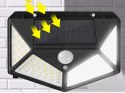 Lampa solarna 100 led z czujnikiem zmierzchu ruchu