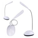Lampka biurkowa 4 led szkolna na biurko nocna biała