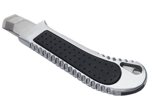 Nóż do tapet metalowy nożyk 18mm ostrze łamane Nóż do tapet metalowy nożyk 18mm ostrze łamane