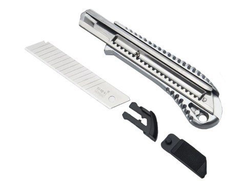 Nóż do tapet metalowy nożyk 18mm ostrze łamane Nóż do tapet metalowy nożyk 18mm ostrze łamane