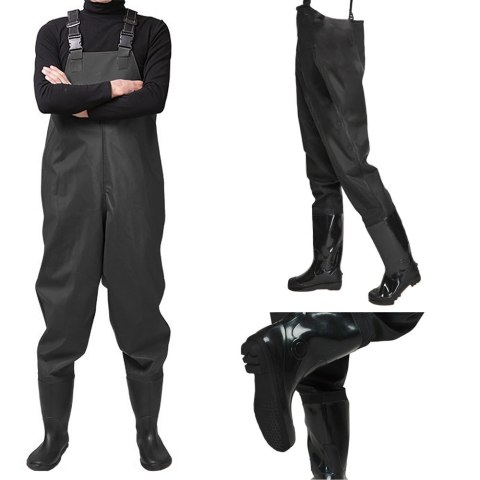 Wodery wędkarskie spodnie spodniobuty 45 szelki Wodery wędkarskie spodnie spodniobuty 45 szelki