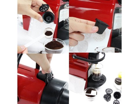 5 x kapsułki kawy nespresso wielokrotnego użytku 5 x kapsułki kawy nespresso wielokrotnego użytku