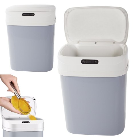 Kosz na śmieci worki bezdotykowy automatyczny 12l Kosz na śmieci worki bezdotykowy automatyczny 12l