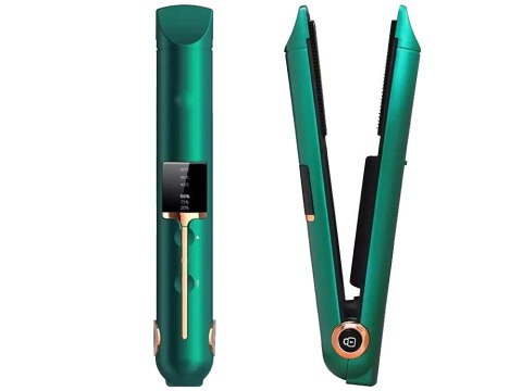 Prostownica do włosów ceramiczna lcd 2w1 regulacja Prostownica do włosów ceramiczna lcd 2w1 regulacja