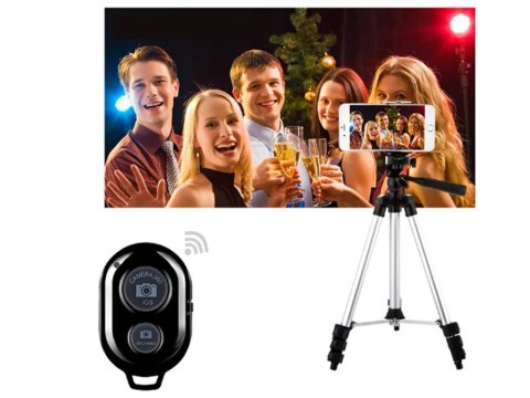Statyw tripod pilot bluetooth uchwyt na telefon Statyw tripod pilot bluetooth uchwyt na telefon