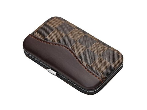 Zestaw do paznokci przybornik manicure etui 7 elem Zestaw do paznokci przybornik manicure etui 7 elem