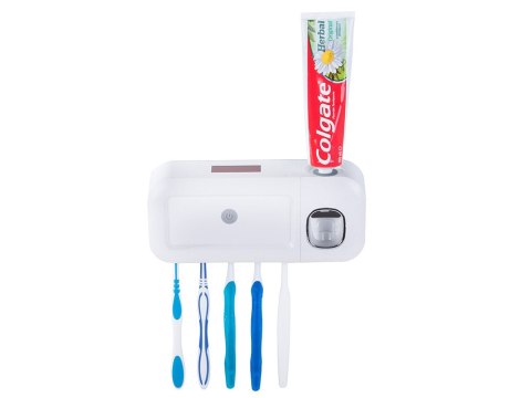 Organizer na szczoteczki dozownik sterylizator uv Organizer na szczoteczki dozownik sterylizator uv