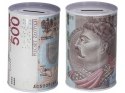 Skarbonka metalowa na pieniądze puszka xxl duża