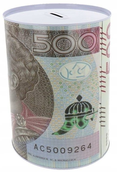 Skarbonka metalowa na pieniądze puszka xxl duża Skarbonka metalowa na pieniądze puszka xxl duża
