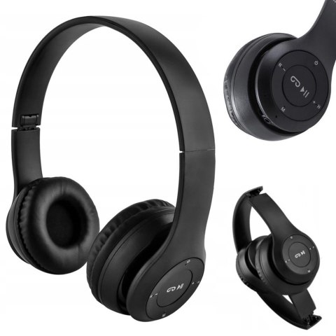 Słuchawki bezprzewodowe p47 bluetooth mikrofon mp3 Słuchawki bezprzewodowe p47 bluetooth mikrofon mp3
