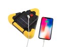 Trójkąt ostrzegawczy led latarka lampka power bank