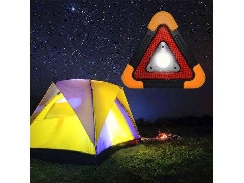 Trójkąt ostrzegawczy led latarka lampka power bank Trójkąt ostrzegawczy led latarka lampka power bank