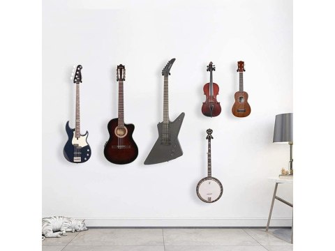 Wieszak uchwyt hak gitarowy ścienny na gitarę Wieszak uchwyt hak gitarowy ścienny na gitarę