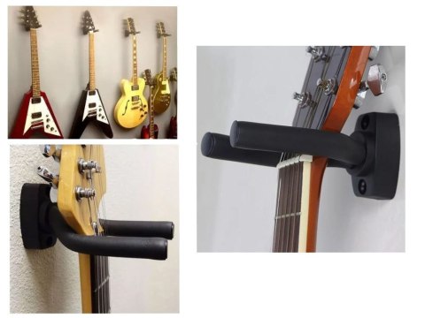Wieszak uchwyt hak gitarowy ścienny na gitarę Wieszak uchwyt hak gitarowy ścienny na gitarę