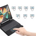 ETUI POKROWIEC KEYBOARD CASE DO IPAD PRO 12.9" + BEZPRZEWODOWA KLAWIATURA BLUETOOTH CZARNY