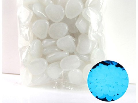 Kamyki kamienie świecące fluorescencyjne 100 szt Kamyki kamienie świecące fluorescencyjne 100 szt