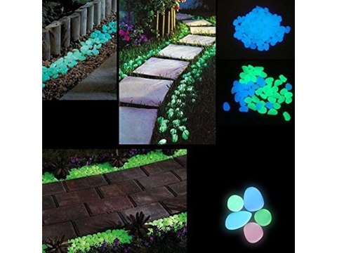 Kamyki kamienie świecące fluorescencyjne 100 szt Kamyki kamienie świecące fluorescencyjne 100 szt