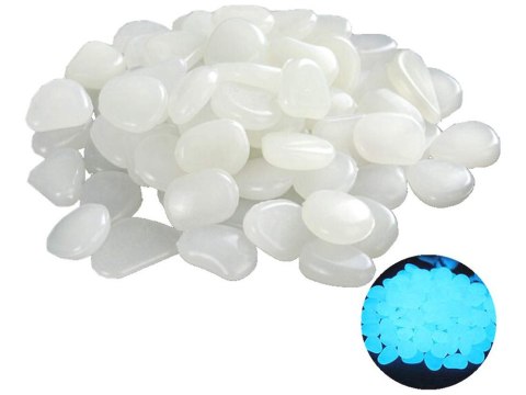 Kamyki kamienie świecące fluorescencyjne 100 szt Kamyki kamienie świecące fluorescencyjne 100 szt