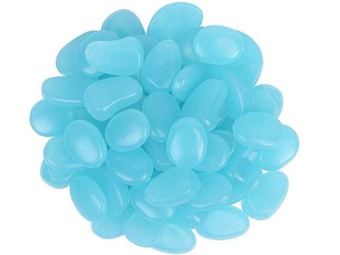 Kamyki kamienie świecące fluorescencyjne 100 szt Kamyki kamienie świecące fluorescencyjne 100 szt