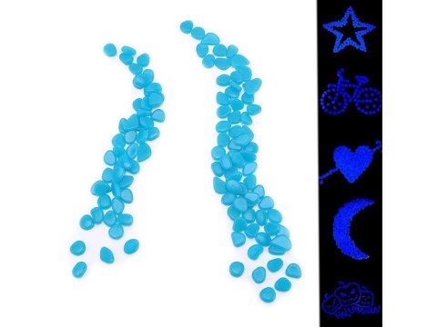 Kamyki kamienie świecące fluorescencyjne 100 szt Kamyki kamienie świecące fluorescencyjne 100 szt