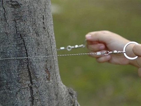 Piła ręczna strunowa druciana turystyczna survival Piła ręczna strunowa druciana turystyczna survival