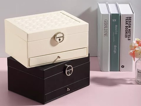 Szkatułka na biżuterię organizer pudełko lustro Szkatułka na biżuterię organizer pudełko lustro
