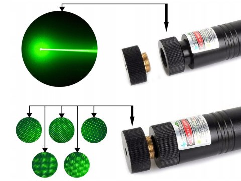 Wskaźnik laserowy laser zielony punktowy mocny Wskaźnik laserowy laser zielony punktowy mocny
