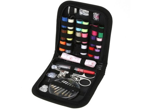 Zestaw krawiecki do szycia etui igły nici szpilki Zestaw krawiecki do szycia etui igły nici szpilki