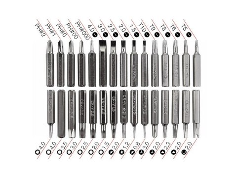 Zestaw precyzyjnych śrubokrętów torx wkrętak 32w1 Zestaw precyzyjnych śrubokrętów torx wkrętak 32w1