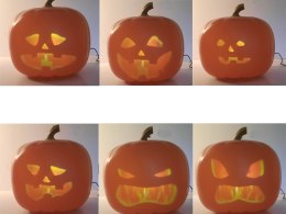 Dynia projektor animacji halloween lampka nocna