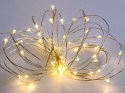 Lampki druciki 100 led na baterie 10m ciepła barwa
