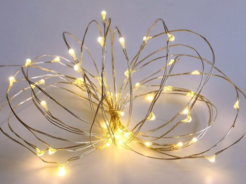 Lampki druciki 100 led na baterie 10m ciepła barwa Lampki druciki 100 led na baterie 10m ciepła barwa