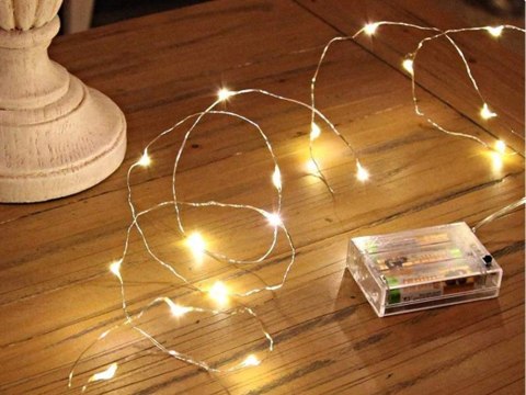 Lampki druciki 100 led na baterie 10m ciepła barwa Lampki druciki 100 led na baterie 10m ciepła barwa