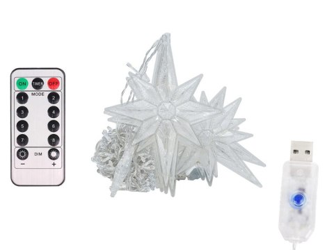 Lampki girlanda gwiazdki kurtyna świetlna 138 led Lampki girlanda gwiazdki kurtyna świetlna 138 led