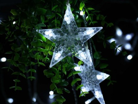 Lampki girlanda gwiazdki kurtyna świetlna 138 led Lampki girlanda gwiazdki kurtyna świetlna 138 led