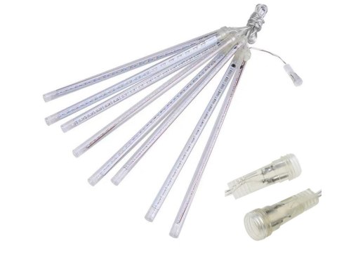 Lampki sople meteory led padający śnieg 50cm ip44 Lampki sople meteory led padający śnieg 50cm ip44