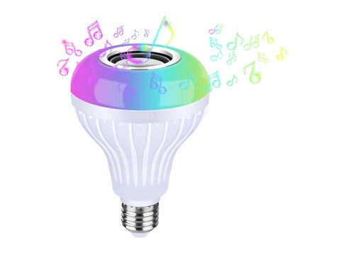 Żarówka kolorowa led rgb głośnik bluetooth pilot Żarówka kolorowa led rgb głośnik bluetooth pilot