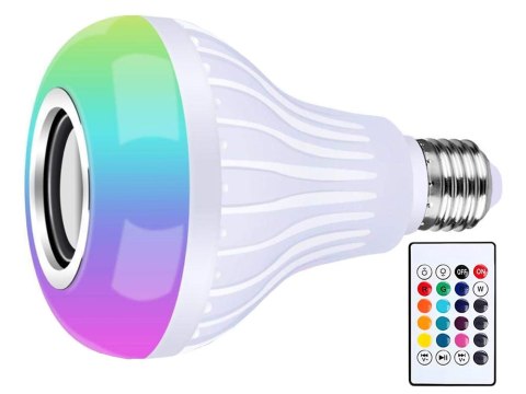 Żarówka kolorowa led rgb głośnik bluetooth pilot Żarówka kolorowa led rgb głośnik bluetooth pilot
