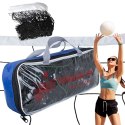 Siatka do gry w siatkówkę 9,5x1m z linką i torbą sport plażowa